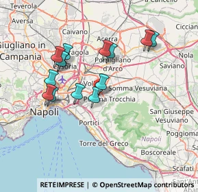 Mappa Via Silvio Pellico, 80040 Cercola NA, Italia (7.11286)