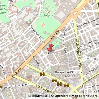 Mappa Via Guglielmo Gasparrini, 1, 80137 Napoli, Napoli (Campania)