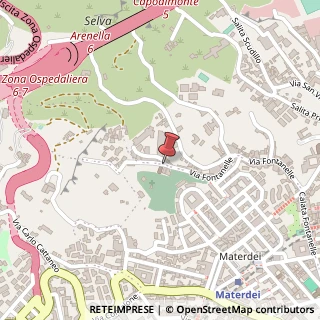 Mappa Via Fontanelle,  8, 80136 Napoli, Napoli (Campania)