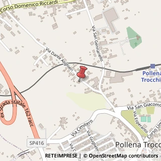 Mappa Via Dante Alighieri, 107, 80040 Pollena Trocchia, Napoli (Campania)