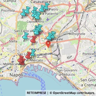Mappa Piazza Giuseppe Saragat, 80143 Napoli NA, Italia (2.4555)