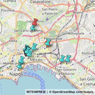 Mappa Piazza Giuseppe Saragat, 80143 Napoli NA, Italia (2.25222)
