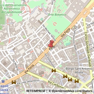 Mappa Via Foria, 146, 80139 Napoli, Napoli (Campania)