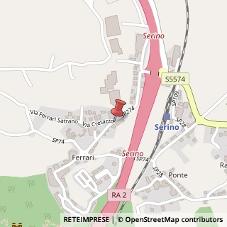 Mappa Via Ferrari-Pescarole, 45, 83028 Serino, Avellino (Campania)