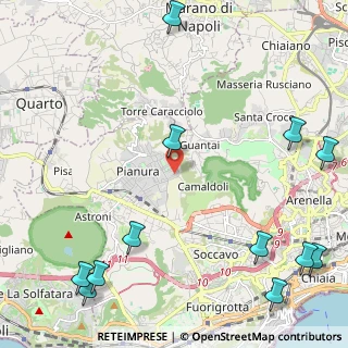 Mappa Via Vincenzo Ciardo, 80126 Napoli NA, Italia (3.5475)