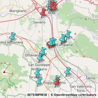 Mappa Via Roma, 80040 San Gennaro Vesuviano NA, Italia (5.2295)