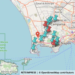 Mappa Via Carlo Levi, 80078 Pozzuoli NA, Italia (7.02056)