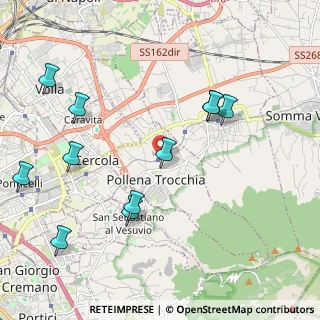 Mappa Piazza Ferrovia, 80040 Pollena Trocchia NA, Italia (2.50909)