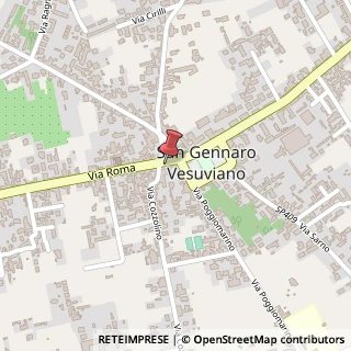 Mappa Via Roma, 13, 80040 San Gennaro Vesuviano, Napoli (Campania)