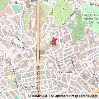 Mappa Via San Severo a Capodimonte, 33, 80136 Napoli, Napoli (Campania)