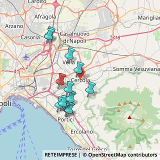 Mappa Via della Libertà, 80040 Cercola NA, Italia (3.59917)