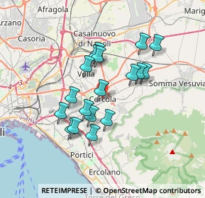 Mappa Via della Libertà, 80040 Cercola NA, Italia (3.17667)