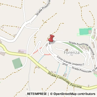 Mappa Via Ferrara, 99, 85023 Forenza, Potenza (Basilicata)