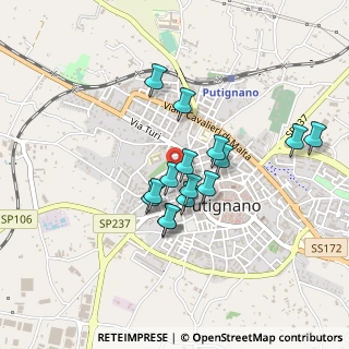 Mappa Via Cappuccini, 70017 Putignano BA, Italia (0.372)