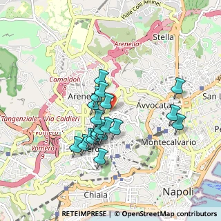 Mappa Via Guido Menzinger, 80128 Napoli NA, Italia (0.816)