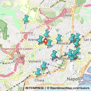 Mappa Via Guido Menzinger, 80128 Napoli NA, Italia (1.132)