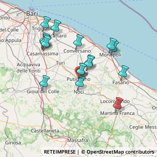 Mappa Via Margherita di Savoia, 70017 Putignano BA, Italia (15.67471)