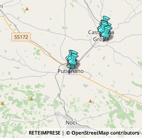 Mappa SP 237, 70017 Putignano BA, Italia (3.44364)