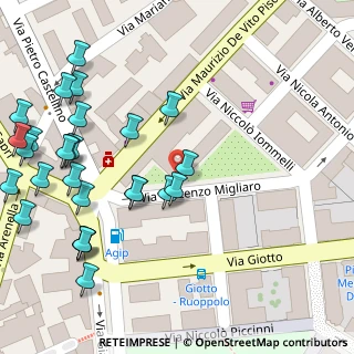 Mappa Via Vincenzo Migliaro, 80128 Napoli NA, Italia (0.07407)