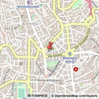 Mappa Via Vincenzo Migliaro, 25, 80128 Napoli, Napoli (Campania)