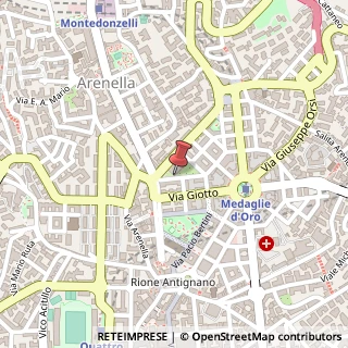 Mappa Via Vincenzo Migliaro,  21, 80128 Napoli, Napoli (Campania)