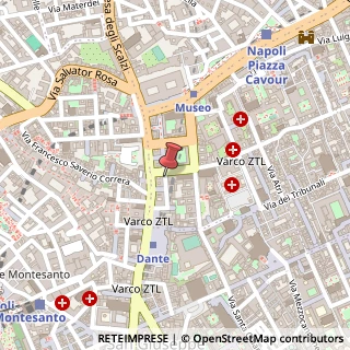 Mappa Via Vincenzo Bellini,  17, 80135 Napoli, Napoli (Campania)
