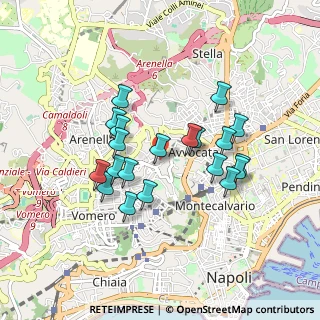Mappa Via Vincenzo Romaniello, 80129 Napoli NA, Italia (0.828)