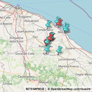 Mappa Via Castellana, 70017 Putignano BA, Italia (10.13583)