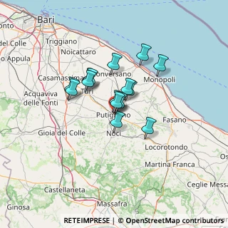 Mappa Via Castellana, 70017 Putignano BA, Italia (9.71733)