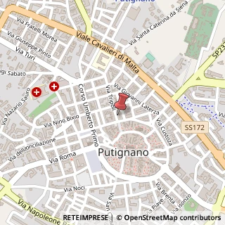 Mappa Via Tripoli, 16, 70017 Putignano, Bari (Puglia)