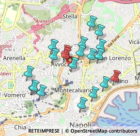 Mappa Piazza Gesù e Maria, 80135 Napoli NA, Italia (0.912)