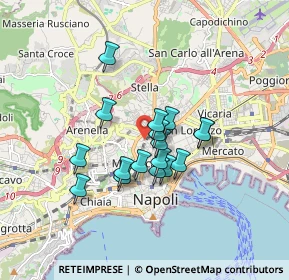 Mappa Piazza Gesù e Maria, 80135 Napoli NA, Italia (1.37765)