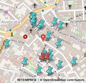 Mappa Piazza Gesù e Maria, 80135 Napoli NA, Italia (0.125)