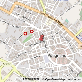Mappa Via Bixio, 21, 70017 Putignano, Bari (Puglia)
