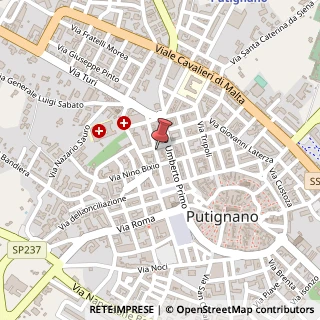 Mappa Via Galileo Galilei, 11, 70017 Putignano, Bari (Puglia)