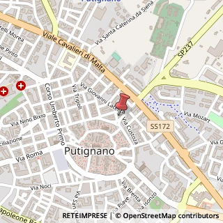 Mappa Via Castellana, 7, 70017 Putignano, Bari (Puglia)