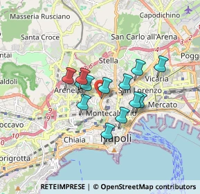 Mappa Piazza Cesarea, 80136 Napoli NA, Italia (1.31385)