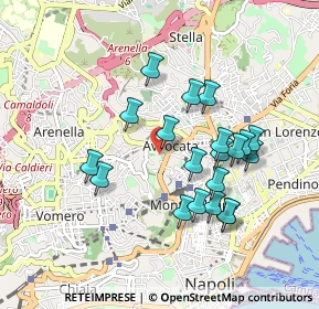 Mappa Piazza Cesarea, 80136 Napoli NA, Italia (0.897)