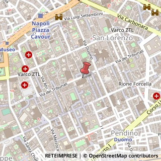 Mappa Via dei Tribunali, 291, 80138 Napoli, Napoli (Campania)