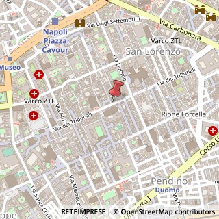 Mappa Via dei Tribunali,  97, 80138 Napoli, Napoli (Campania)