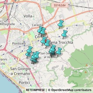 Mappa Via Valente, 80040 Cercola NA, Italia (1.491)