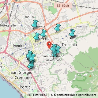 Mappa Via Valente, 80040 Cercola NA, Italia (1.87895)