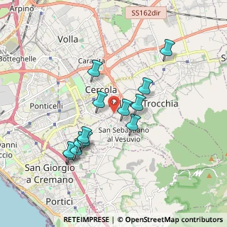 Mappa Via Valente, 80040 Cercola NA, Italia (1.79692)