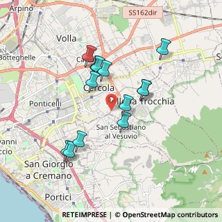 Mappa Via Valente, 80040 Cercola NA, Italia (1.74538)