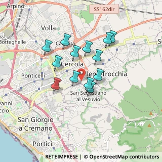 Mappa Via Valente, 80040 Cercola NA, Italia (1.52385)