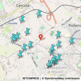 Mappa Via Valente, 80040 Cercola NA, Italia (0.677)