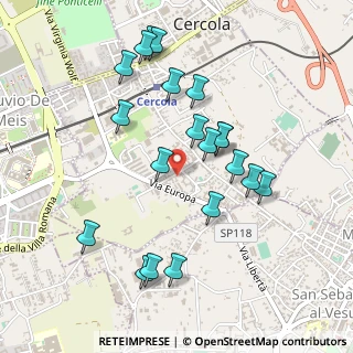Mappa Via Rubinacci, 80040 Cercola NA, Italia (0.521)