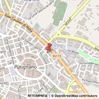 Mappa Via XXV Aprile, 13, 70017 Putignano BA, Italia, 70017 Putignano, Bari (Puglia)