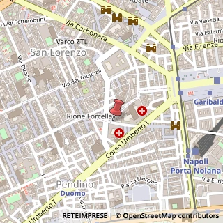 Mappa Via Egiziaca a Forcella,  31, 80139 Napoli, Napoli (Campania)