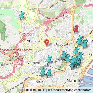 Mappa Via Francesco Ierace, 80129 Napoli NA, Italia (1.5895)